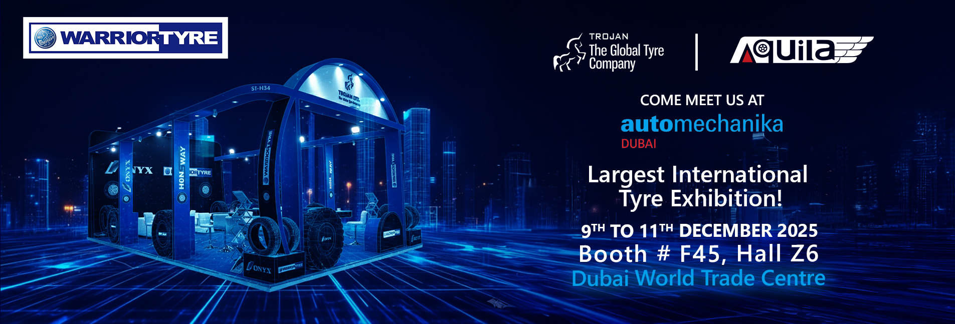 Trojan Limited & Aquila Group at Automechanika Dubai 2025