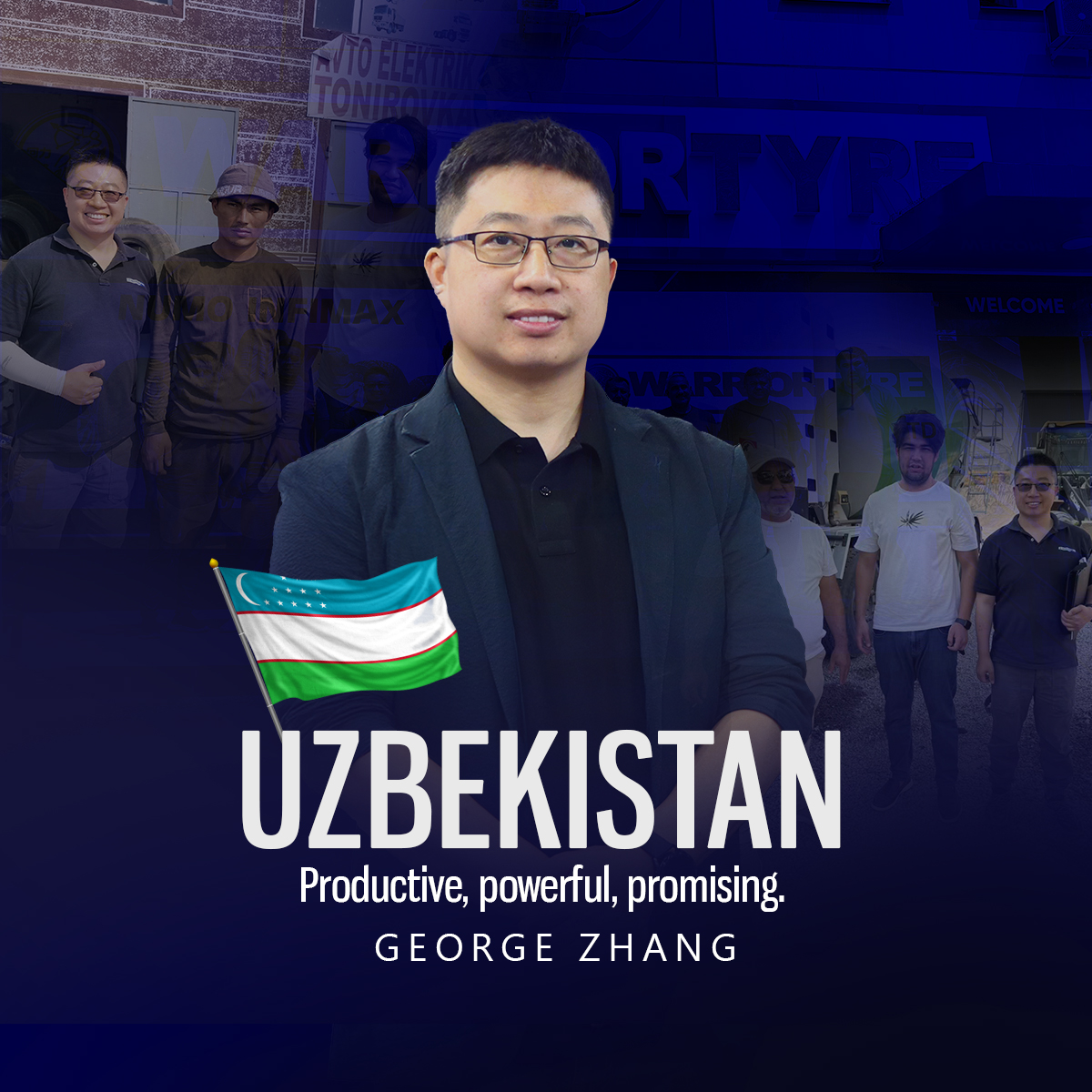 George uzbekistan Card